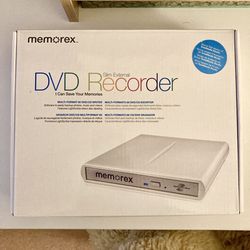Memorex: Slim External DVD Recorder