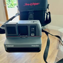 Polaroid Impulse Instant Camera with A Case Very Clean Good Condition 