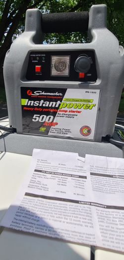 Schumacher IPD-1800 Instant Power 12V Jump Starter w/ Docking Station – 1800 Amps