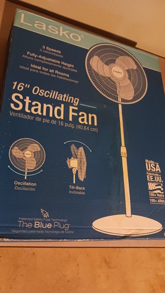 Stand Fan - White - NEW - $22 - FLORISSANT