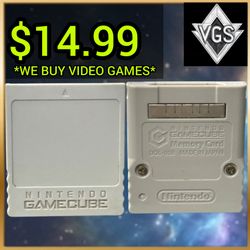 *OEM* GameCube Memory Card (White)