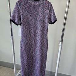 English Factory Rainbow Knit, Midi Dress - XL