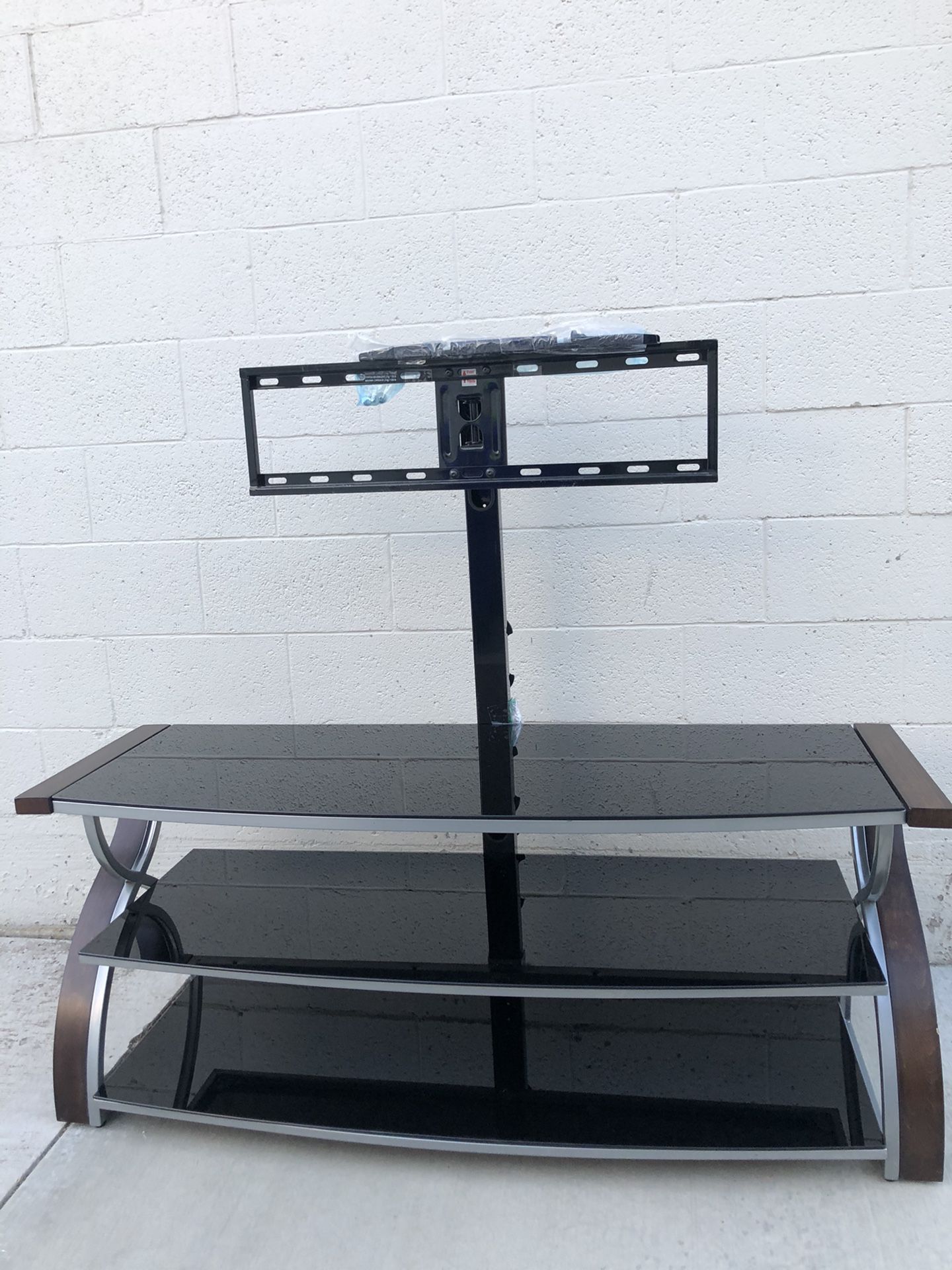 Glass tv stand (with hardware)