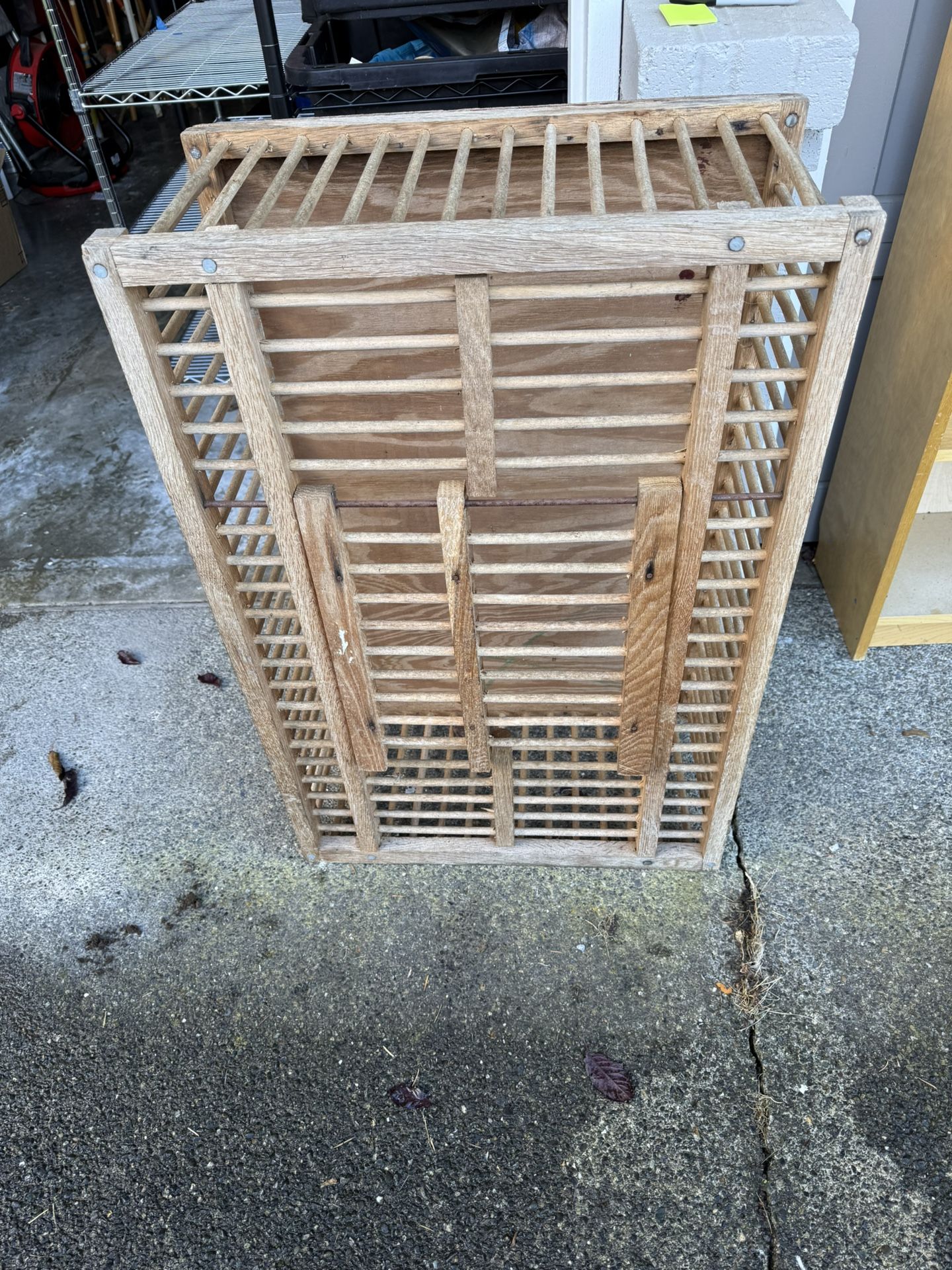 Large Wooden Chicken Crate $20