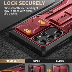 Military Grade S23 Ultra Phone Case with Kickstand & Belt-Clip