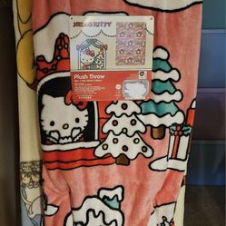 Hello Kitty Christmas Blanket $20