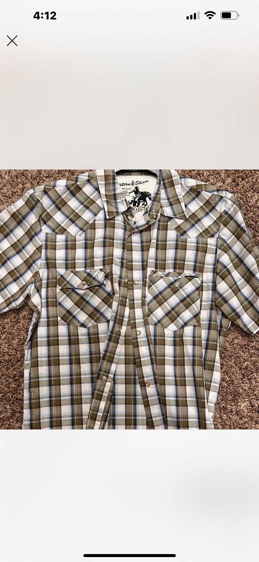 Men’s Volcom Flannel Size: Large