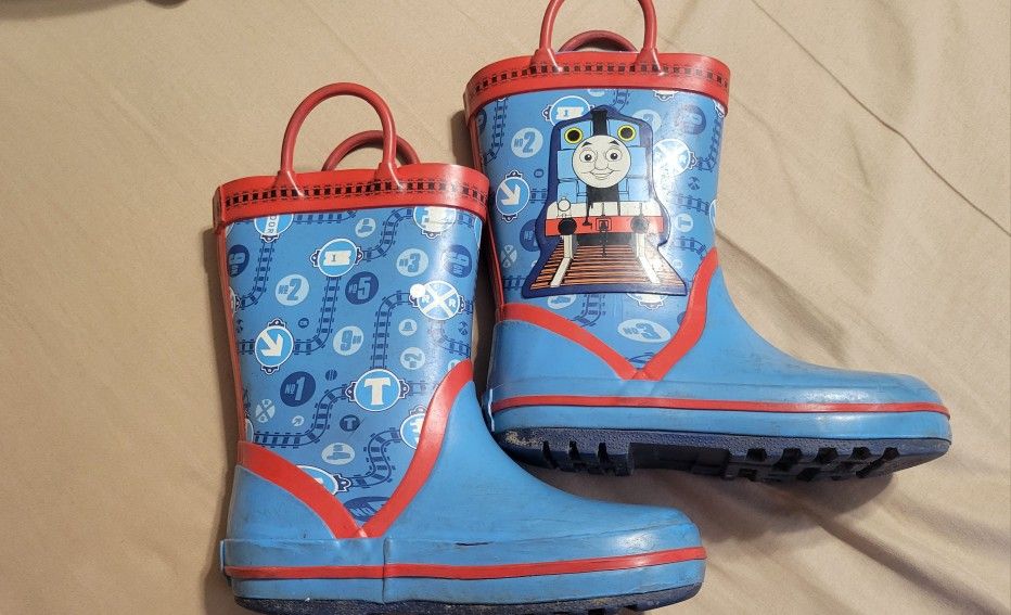 Toddler Boy Size 7 Thomas The Train Rain Boots