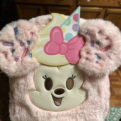Disney Munchlings Series 1 Minnie Mouse Furry Pink Mini Backpack