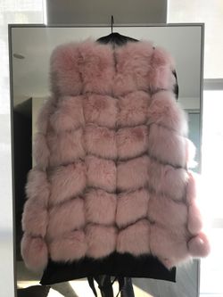Very rare Real fur vest. Original price $5000. High class quality fur