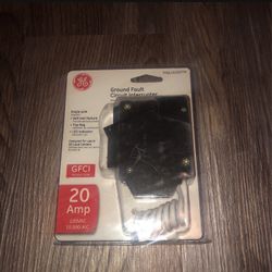 GE 1-Pole Ground Fault Breaker with Self-Test 20 Amp THQL1120GFTP