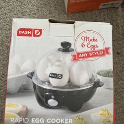 DASH Rapid Egg Cooker: 6 Egg Capacity Electric Egg Cooker for Hard Boiled Eggs,