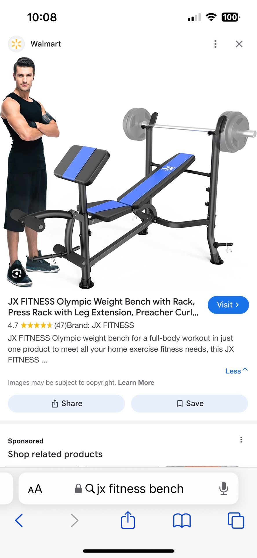 Weight Bench New In Box