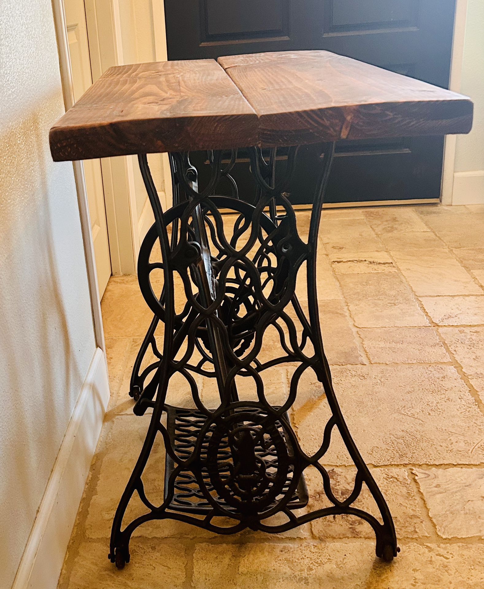 A Very Unique Sewing Table 
