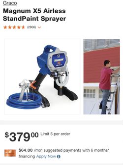 Graco X5 Plus Paint Sprayer