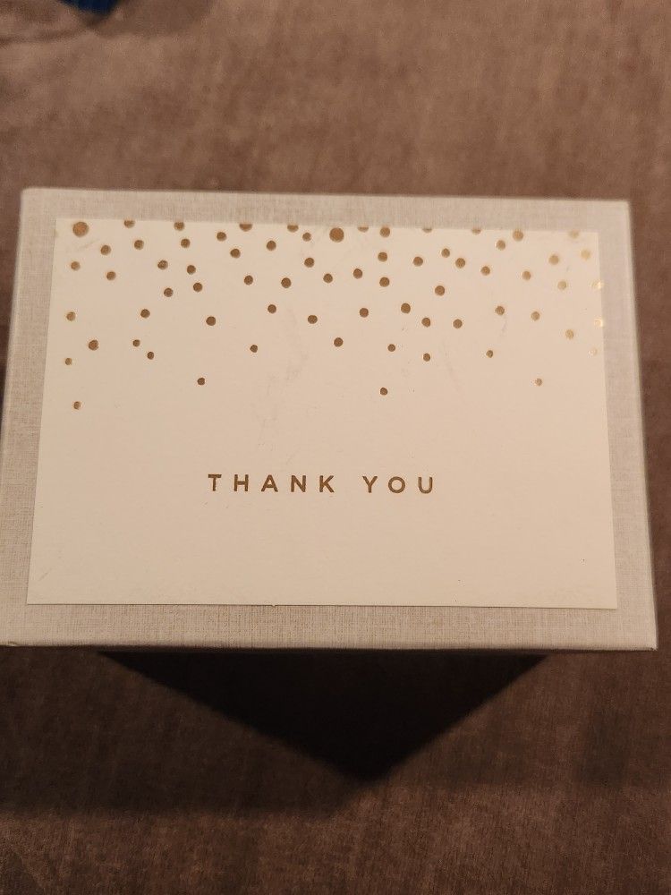 2 Boxes Of Thank You Cards With Stickers