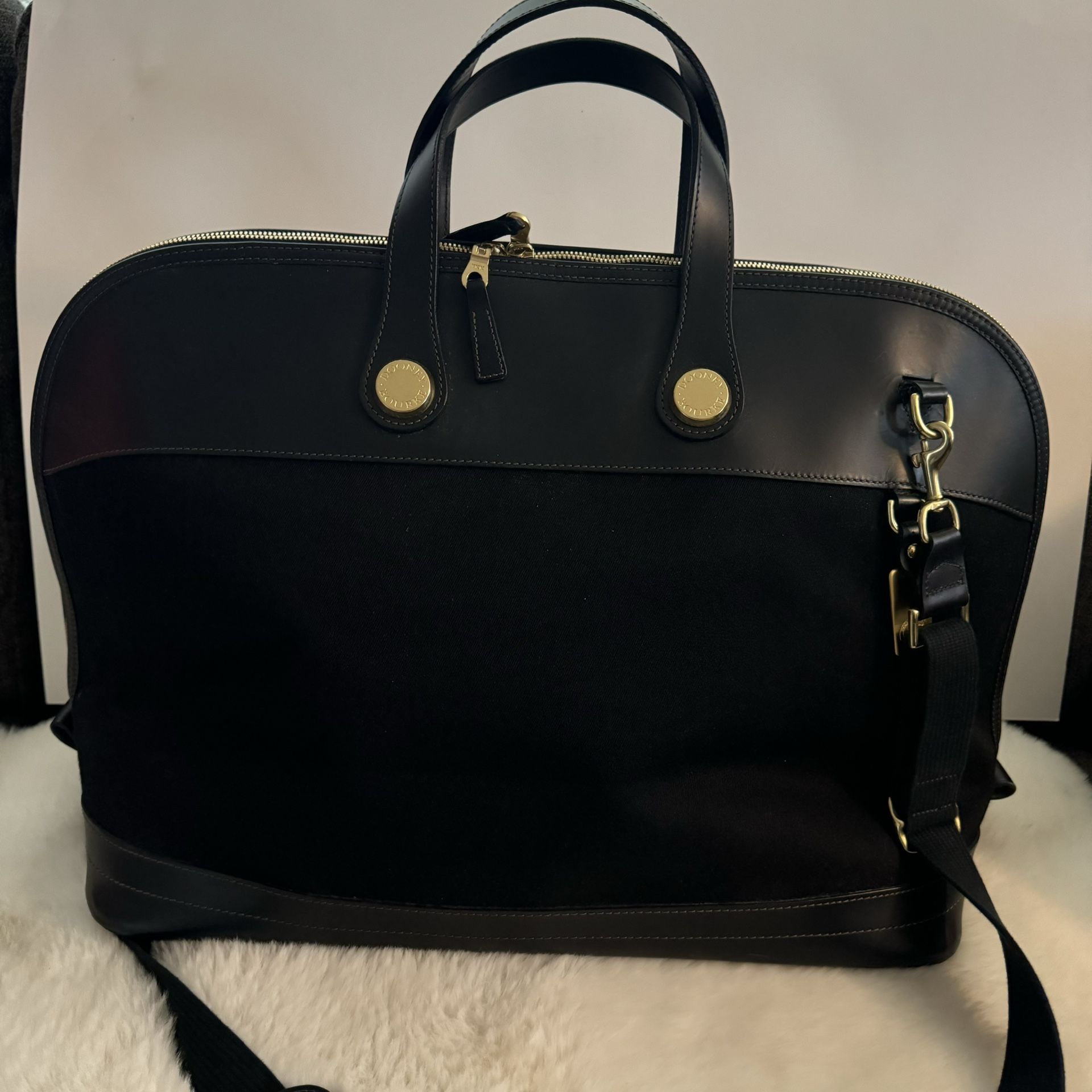 Dooney And Bourke Travel Bag/duffle Bag With Large Strap
