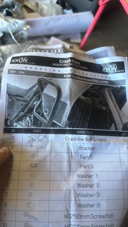 yamaha tenere 700/xtz700 crash bars 