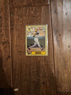 1987- Topps Baseball- Barry Bonds (RC)