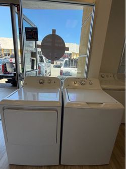 GE washer & gas dryer set