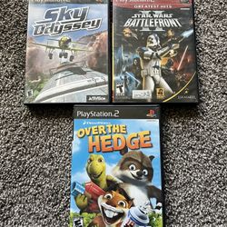 3 PS2 Games For $22 Star Wars, Over The Hedge, Sky Odyssey 