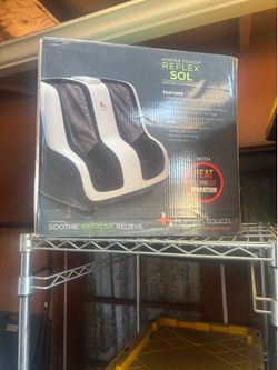 Human Touch Reflex SOL Foot & Calf Massager w/ Heat & Vibration – New in Box