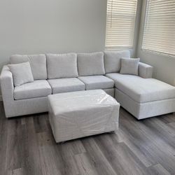 Sectional With Ottoman Brand New ¡¡NOW IN STOCK!!