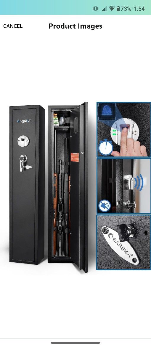 Barska Biometric Rifle Gun Safe