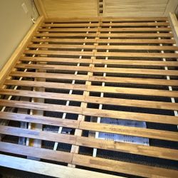 California King Bed Frame + Side Tables