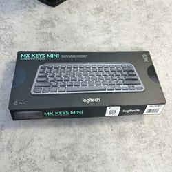 Logitech MX Keys Mini Minimalist Wireless Illuminated Keyboard, Compact, Bluetooth, Backlit, USB-C, Compatible with Apple macOS, iOS, Windows, Linux, 