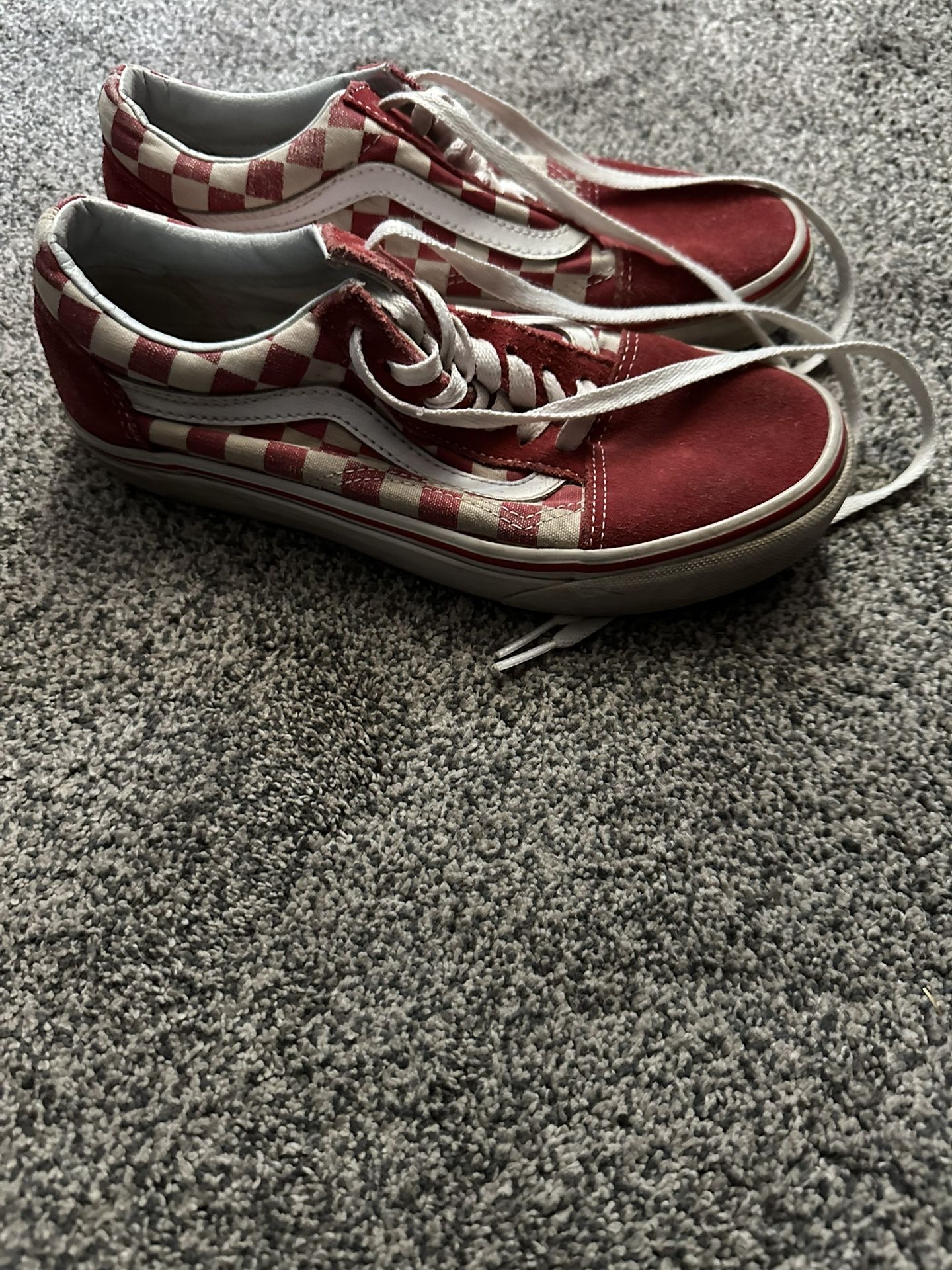 Vans Checkers Red