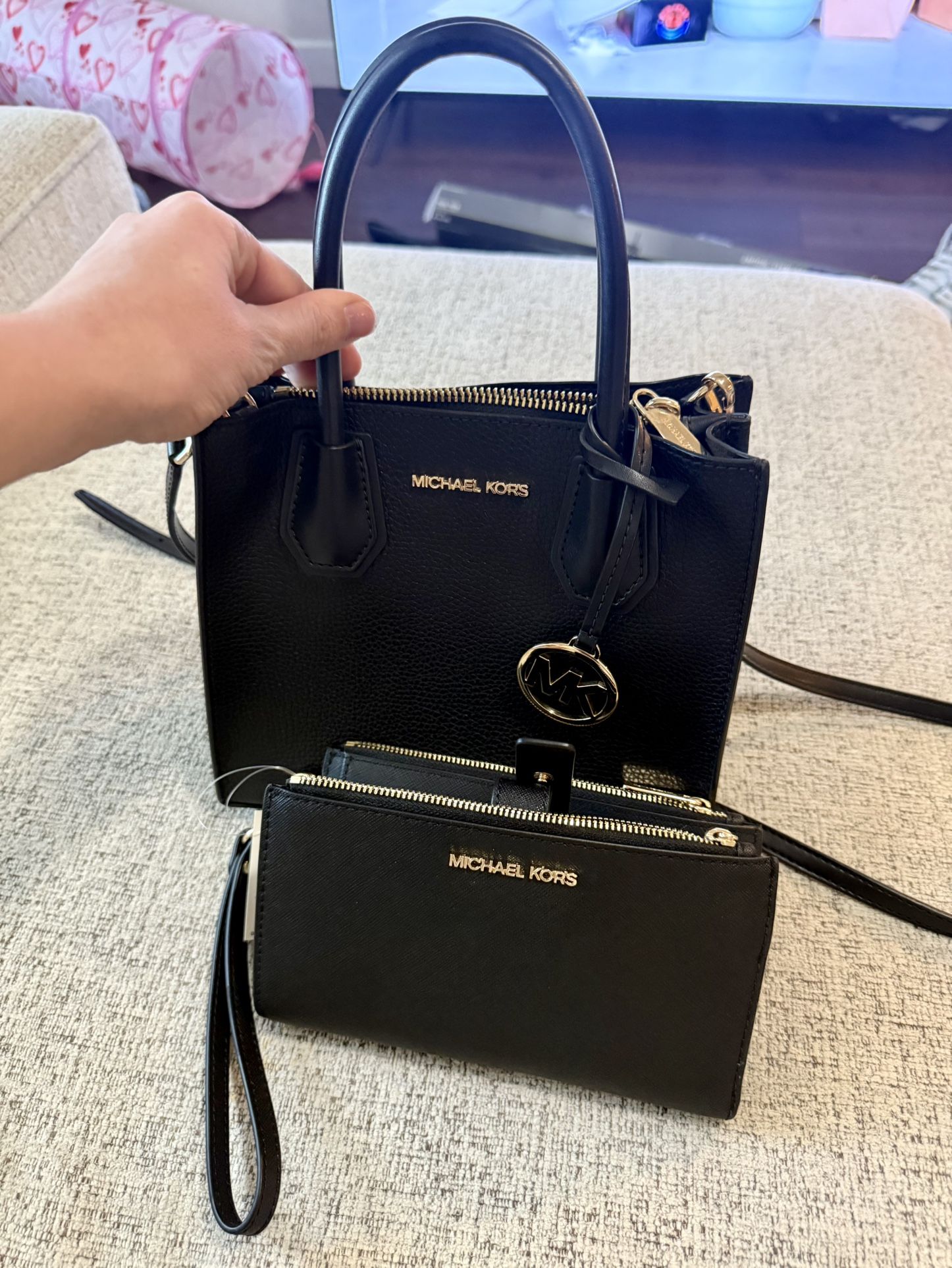 Michael Kors Handbag and Wallet Set