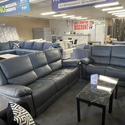 GRAY SOFA RECLINER‼️