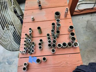Two SK USA Sockets - 15mm Metric and 7/16 SAE