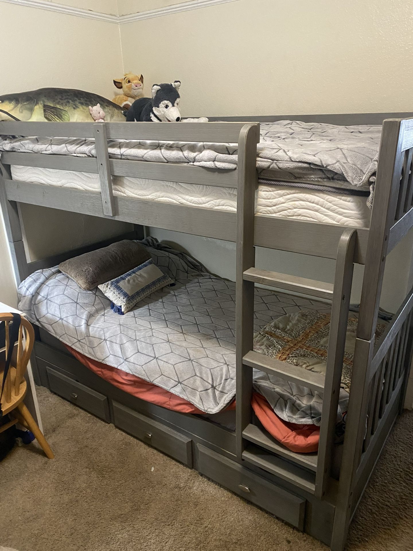 Childs Bedroom Bunkbed Set