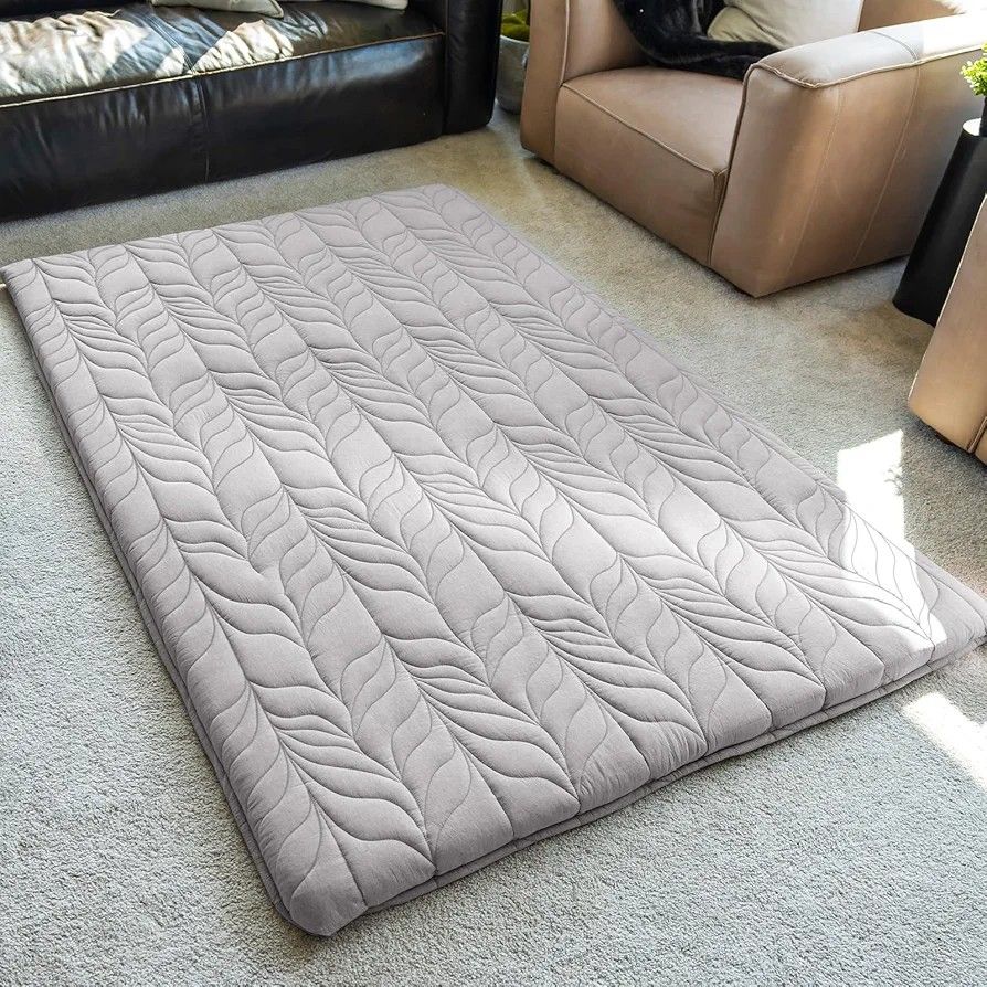 Full Size Japanese Floor Mattress – Grey