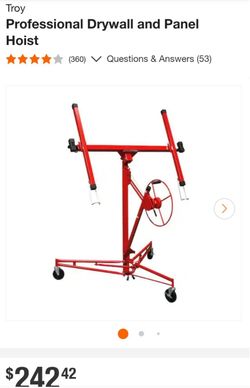 Troy Professional Drywall and Panel Hoist