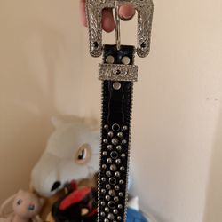 Black B.B Simon Belt 