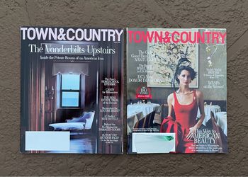 2 Brand new 2026 Town & Country fashion magazines