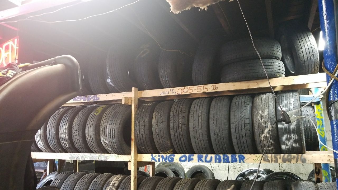 The king of rubber Frank's used tires 4 less