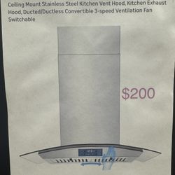 36 Inch Island Range Hood