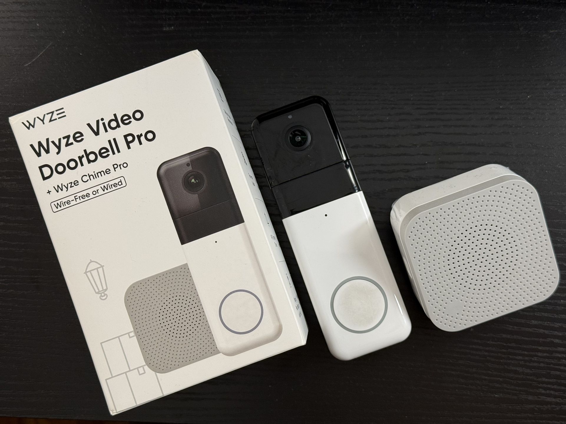 Wyze Wireless Video Doorbell Pro (Chime Included), 1440 HD Video