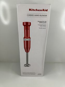 KitchenAid KHBV53ER Corded Hand Blender Immersion Mixer Empire Red NEW
