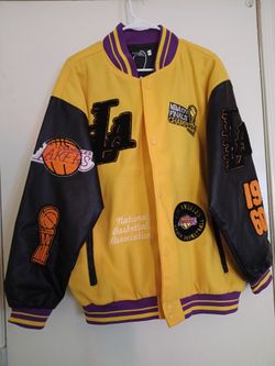 Lakers Championship Letterman Jacket Size Medium