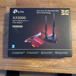 AX3000 Wi-Fi 6 Bluetooth 5.2 PCIe Adapter