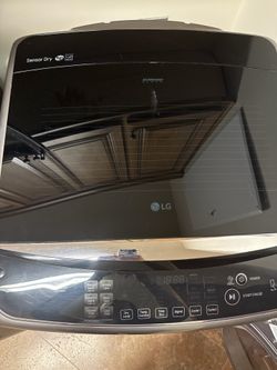 LG Graphite Steel Top Load Washer & Electric Dryer Set – Excellent Conditio