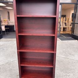 New 68.4”x30.7”x12.8” Wooden 5 Tier Bookcase Book Shelf Office Storage