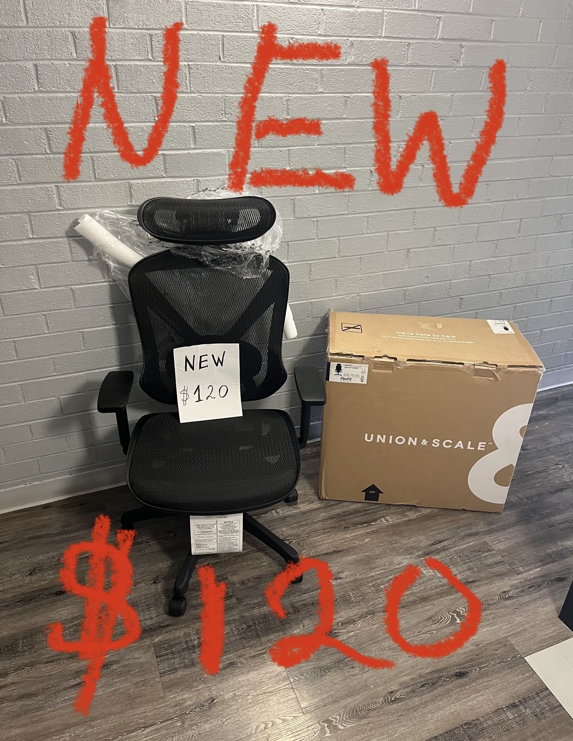 Ergonomic Office Chair Black New