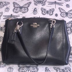 Coach Black Cross Grain Purse