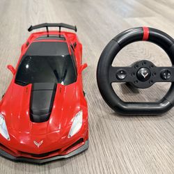 Sharper Image Toy RC Corvette ZR1 Real Drive Gravity Sensor Remote Control Car